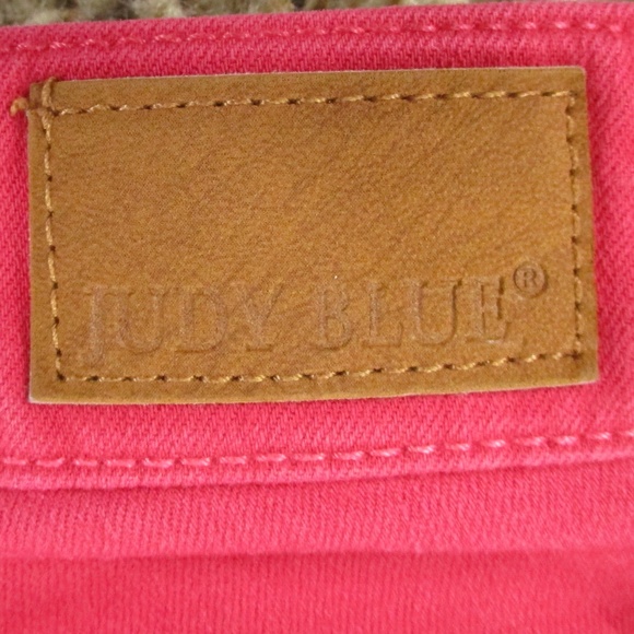 Judy Blue Jeans Women's 28 Hot Pink Skinny Fit Ankle Stretch Denim - Picture 5 of 8